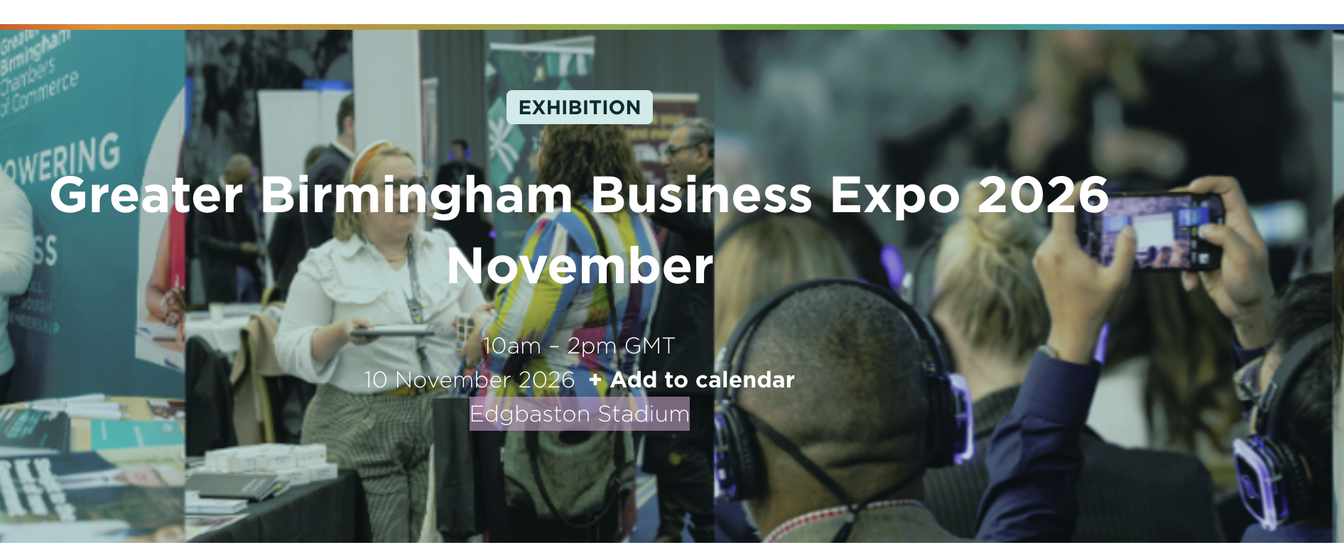 Greater Birmingham Business Expo 2026 November