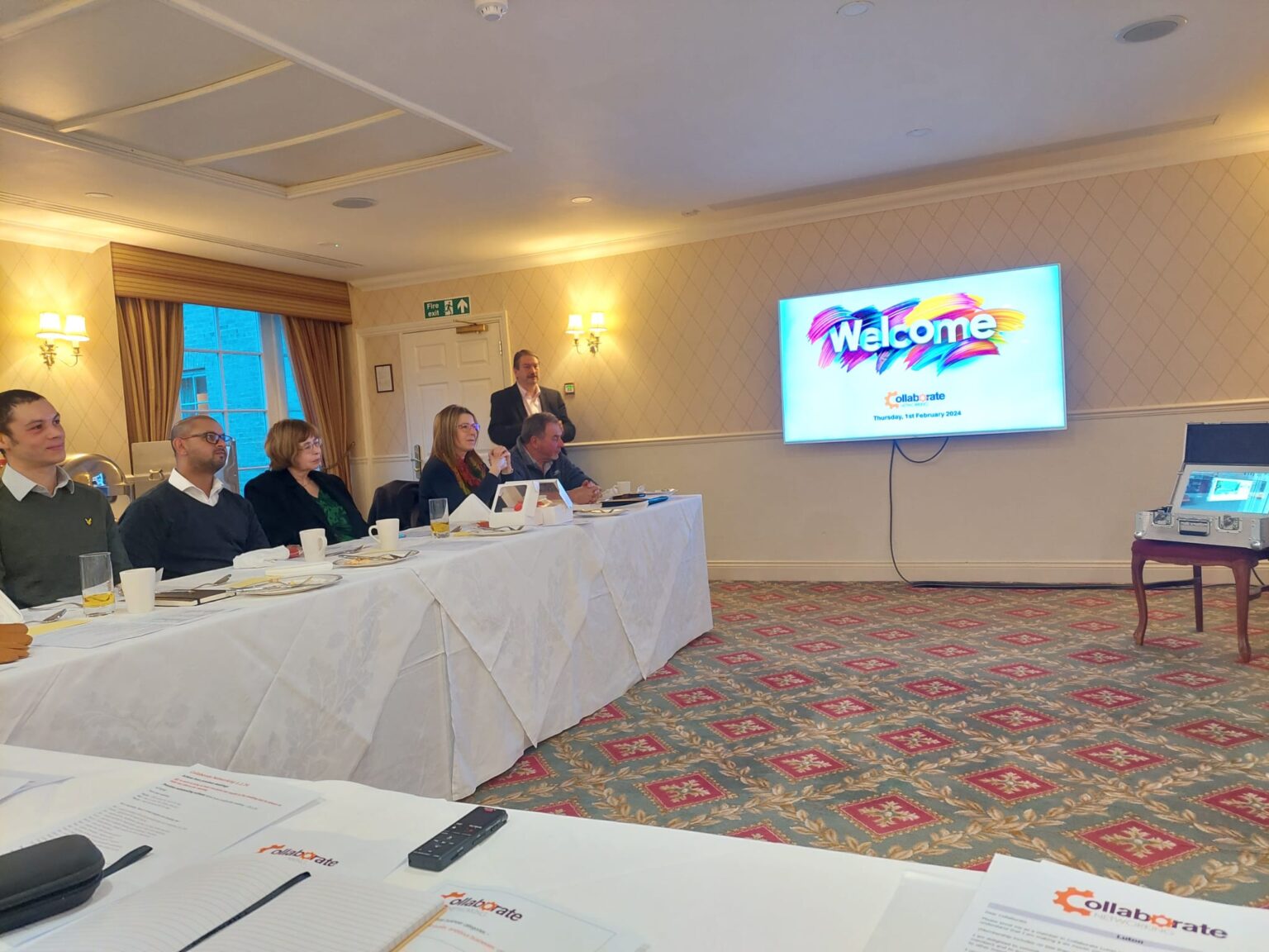 Breakfast networking meeting